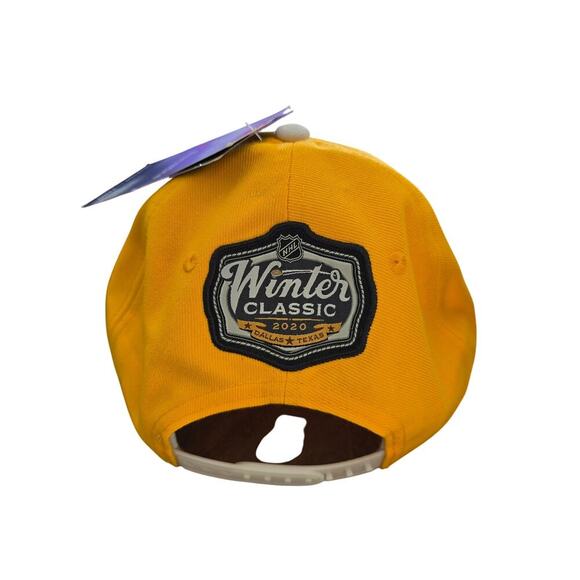 NWT Nashville Predators Fanatics Cap Winter Classic 2020 Dallas TX yellow White - Picture 5 of 10